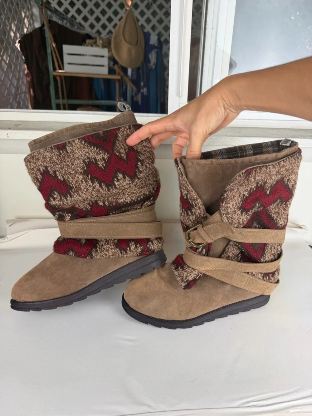 NWT MUK LUK Nevia Boots size 7